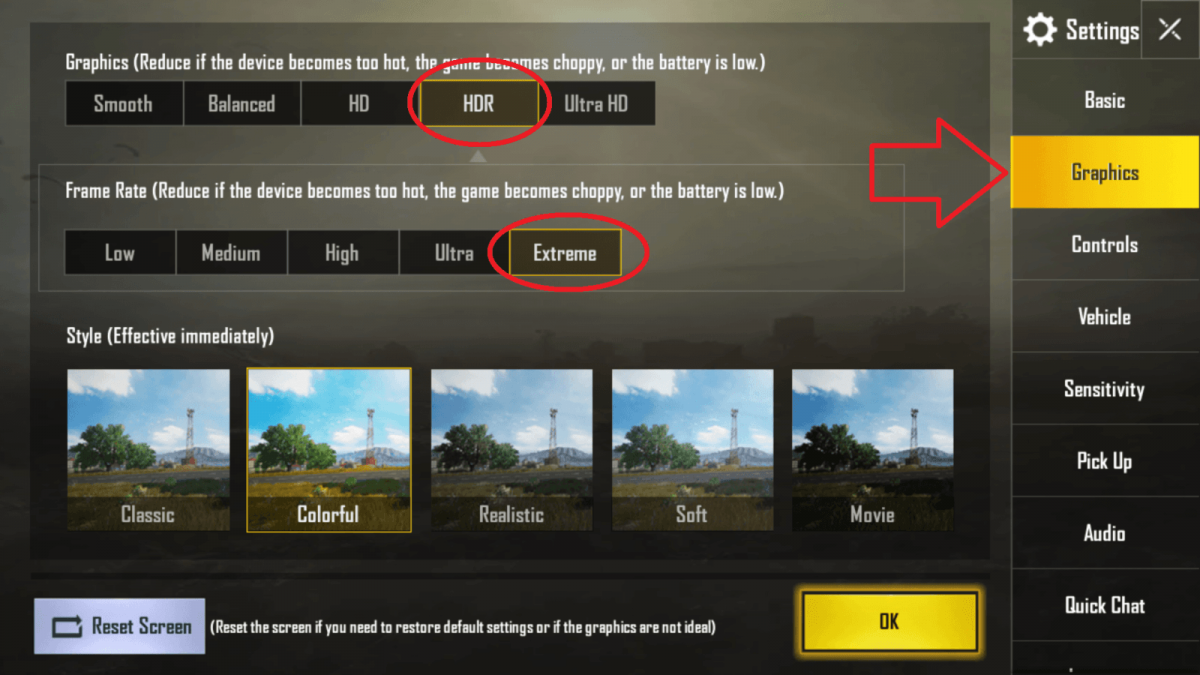 How To High Fps And Max Graphics In Pubg Mobile Android 1156