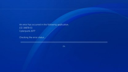 Cyberpunk 2077: Error Code CE-34878-0 PS4 Crash Fix 