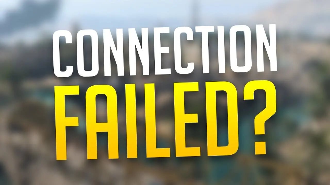 Connection Failed' Error in Call of Duty